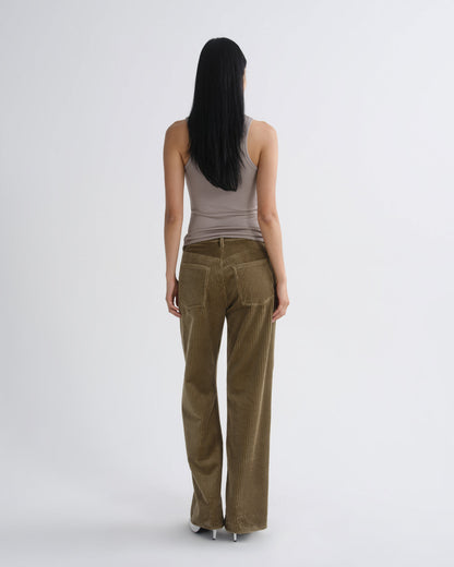 Women andre racer tank taupe - Agolde