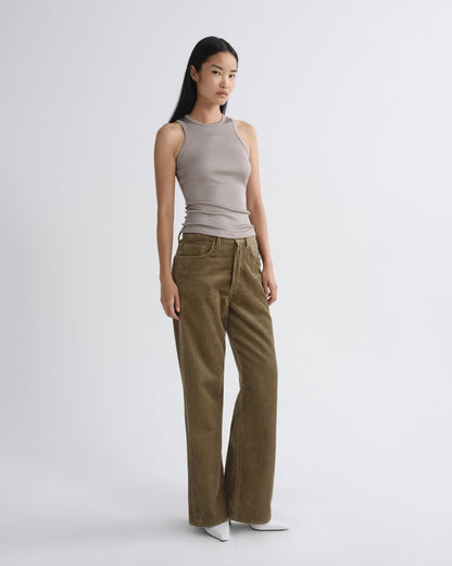Women andre racer tank taupe - Agolde