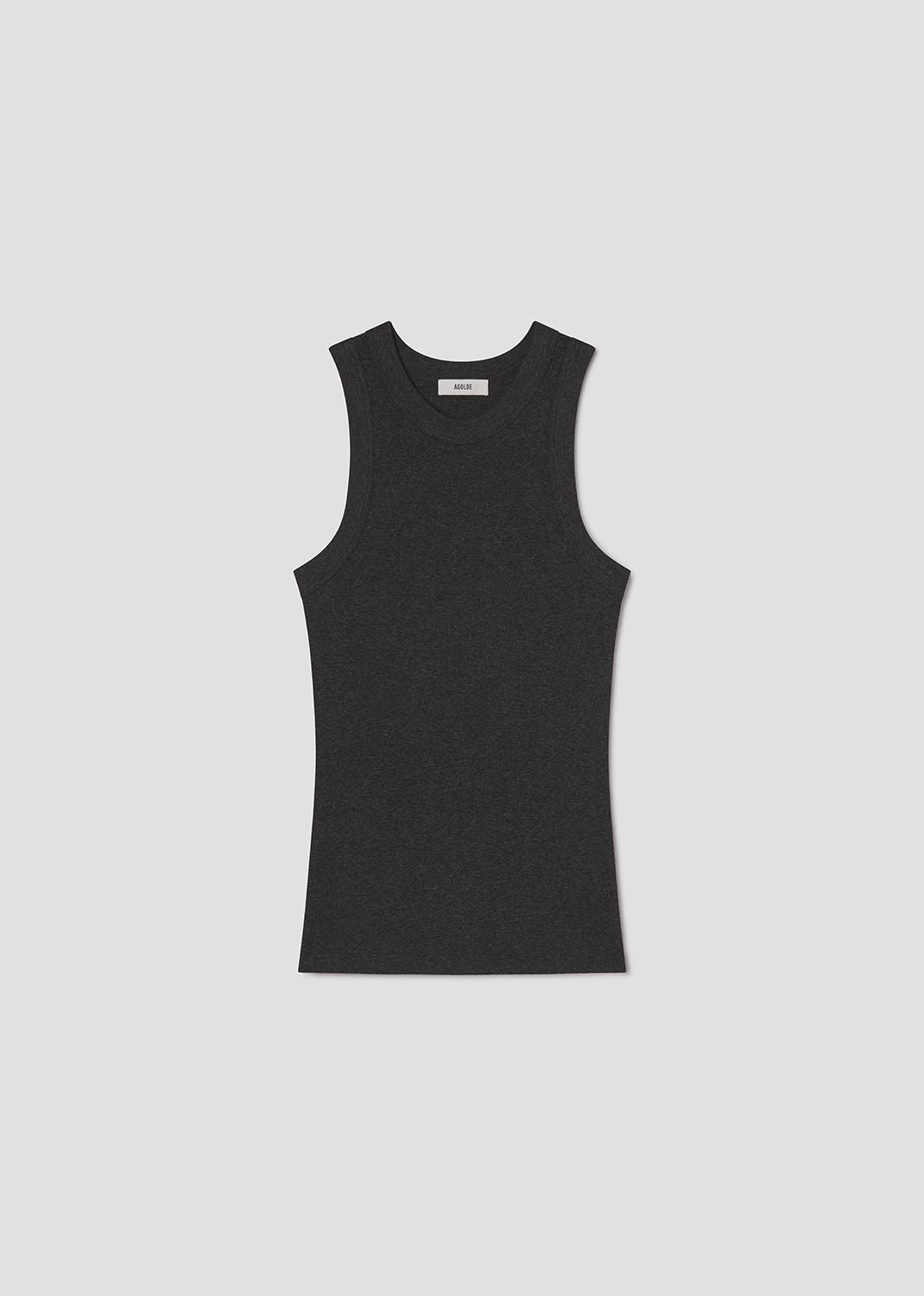 Women Leigh Tank in Charcoal Heather - Agolde