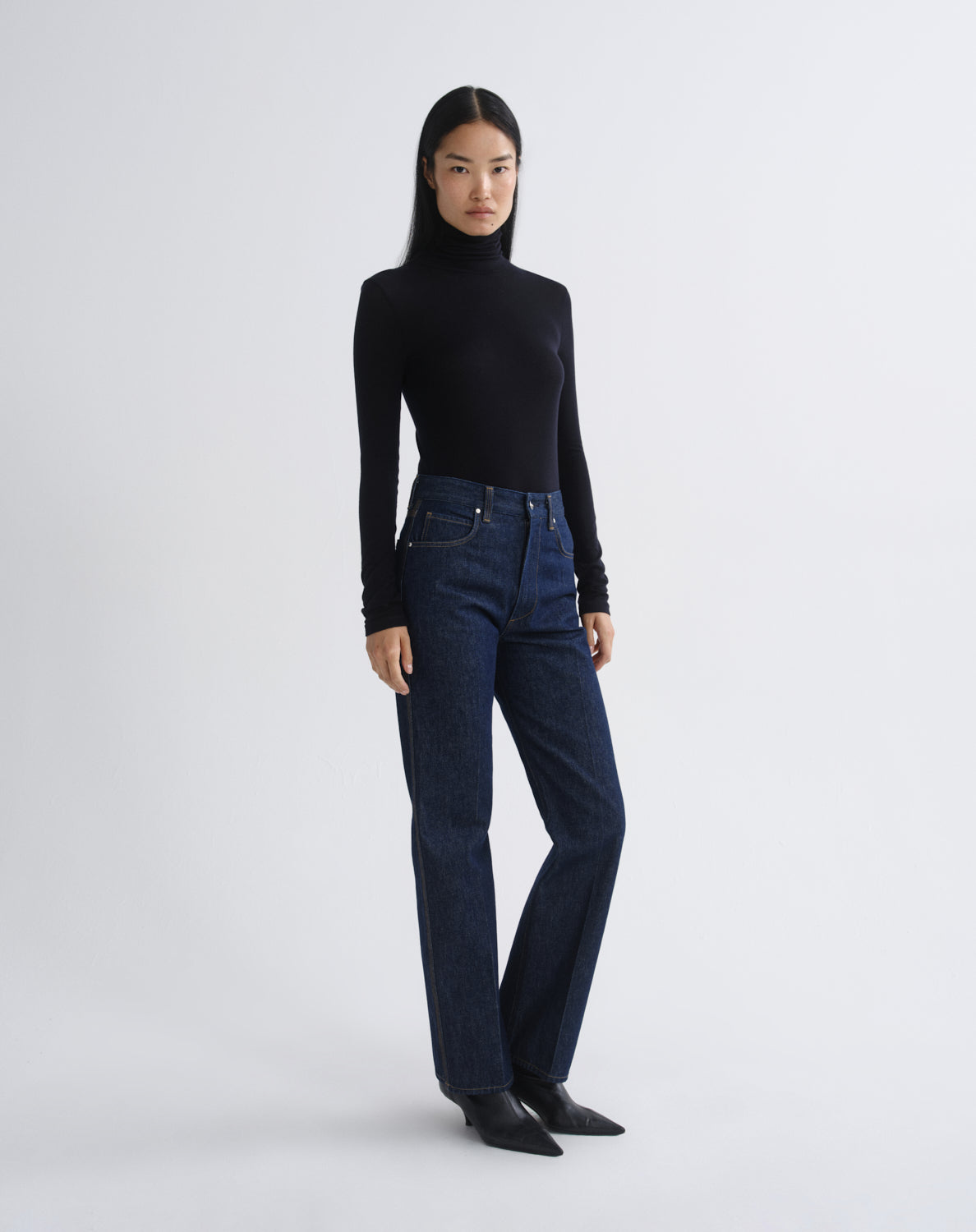 Women pascale turtleneck obscura - Agolde
