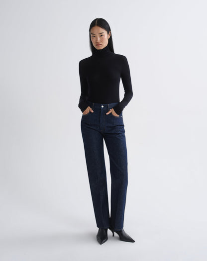 Women pascale turtleneck obscura - Agolde