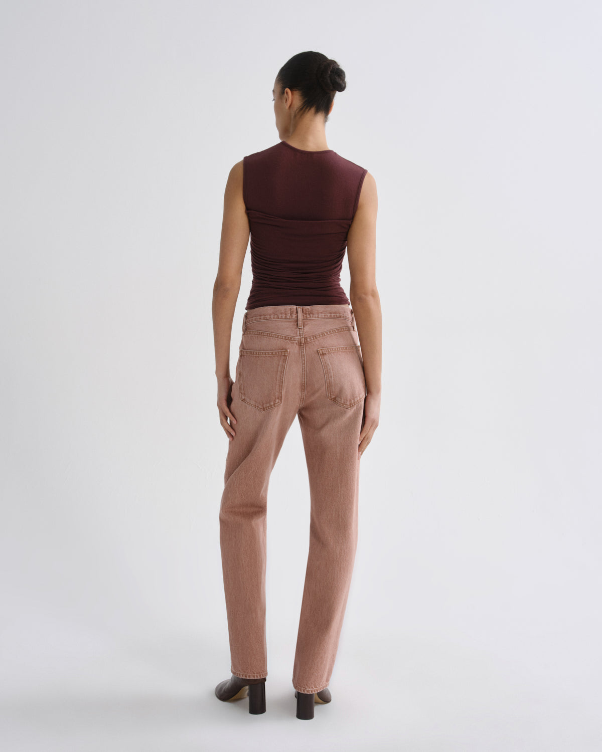 Women theodore tank currant - Agolde