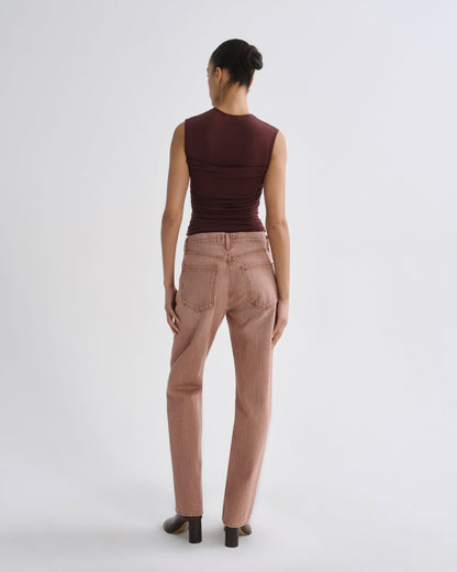 Women theodore tank currant - Agolde