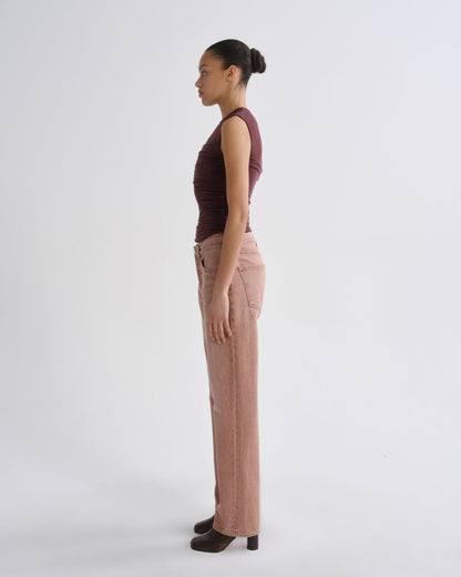 Women theodore tank currant - Agolde