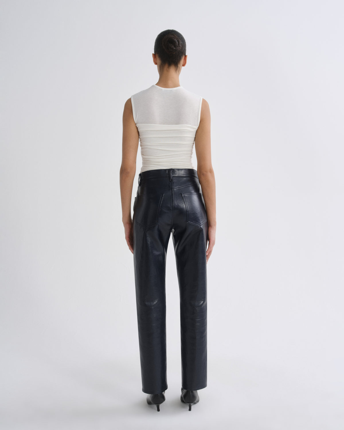 Women theodore tank oat milk - Agolde