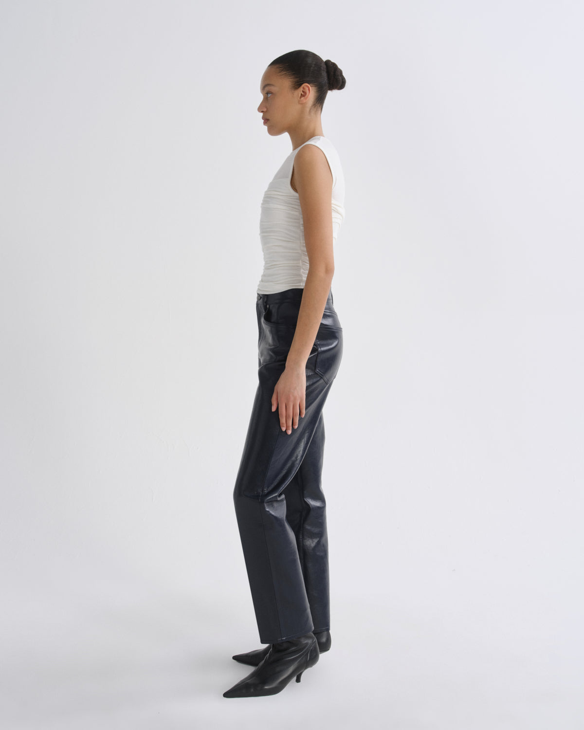 Women theodore tank oat milk - Agolde