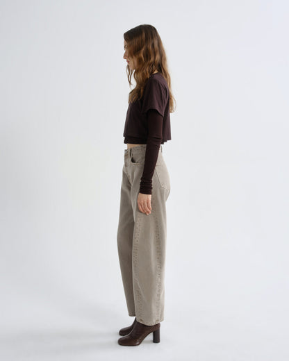 Women romily tee chocolate - Agolde